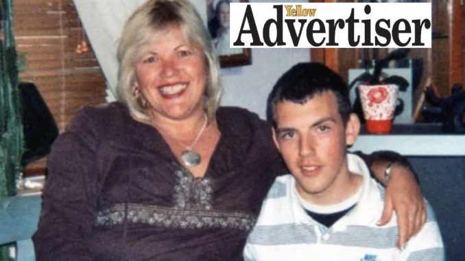 Melanie Leahy and son Matthew, who died at The Linden Centre in 2012